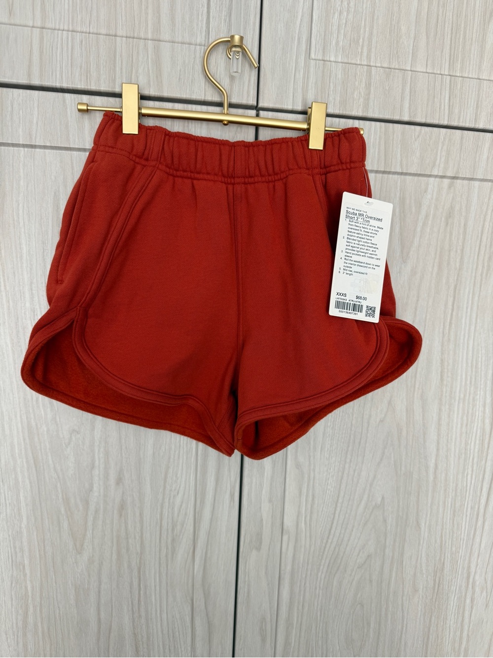lululemon athletica Women's Athletic Shorts - Brick Red